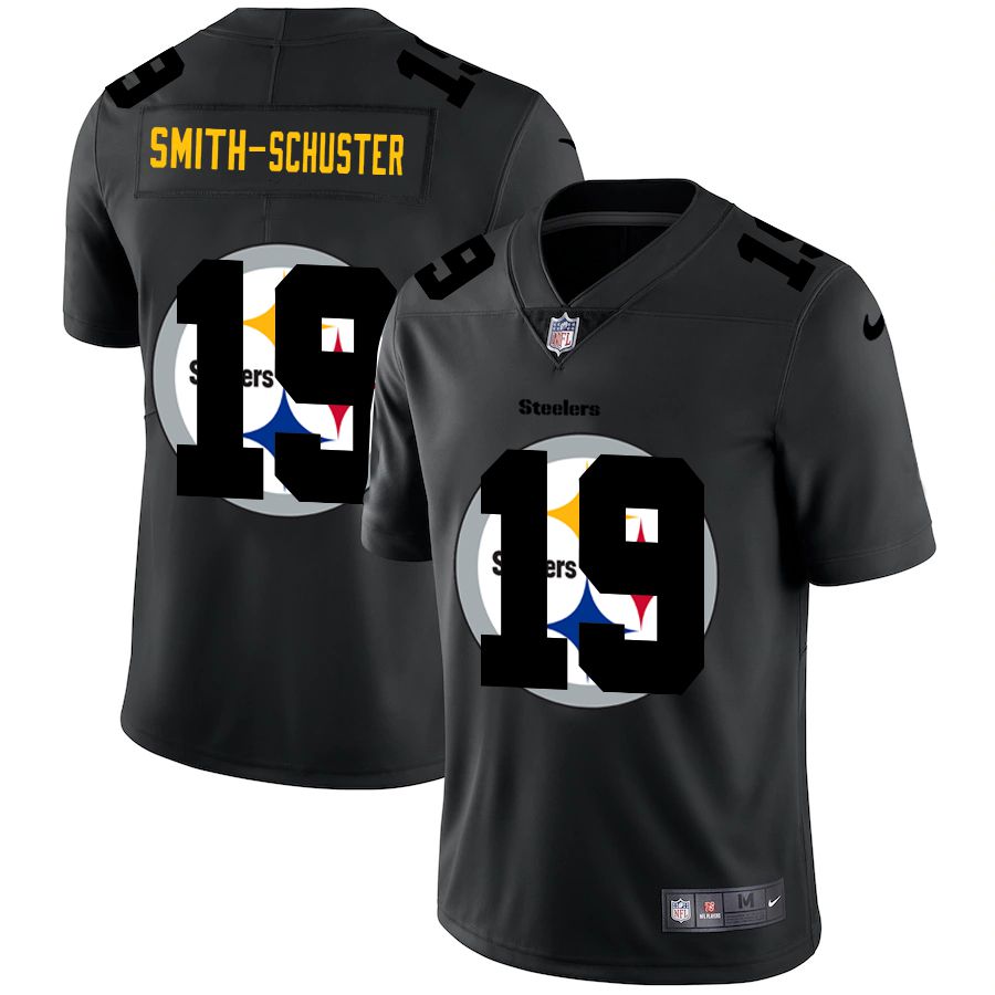 Men Pittsburgh Steelers #19 Smith-schuster Black shadow Nike NFL Jersey->pittsburgh steelers->NFL Jersey